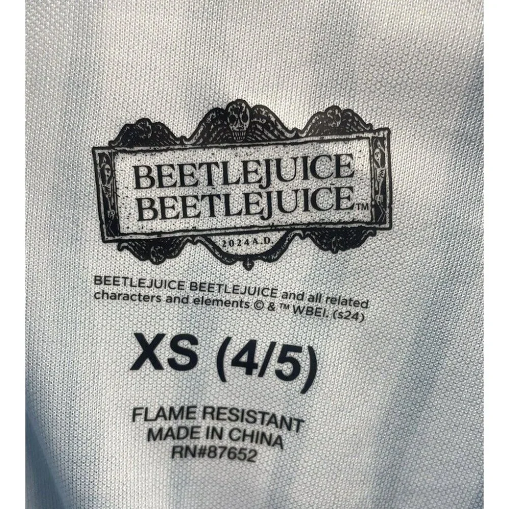 Girl's Beetlejuice Astrid dress-up Nightgown Bue Size XS, S, M
